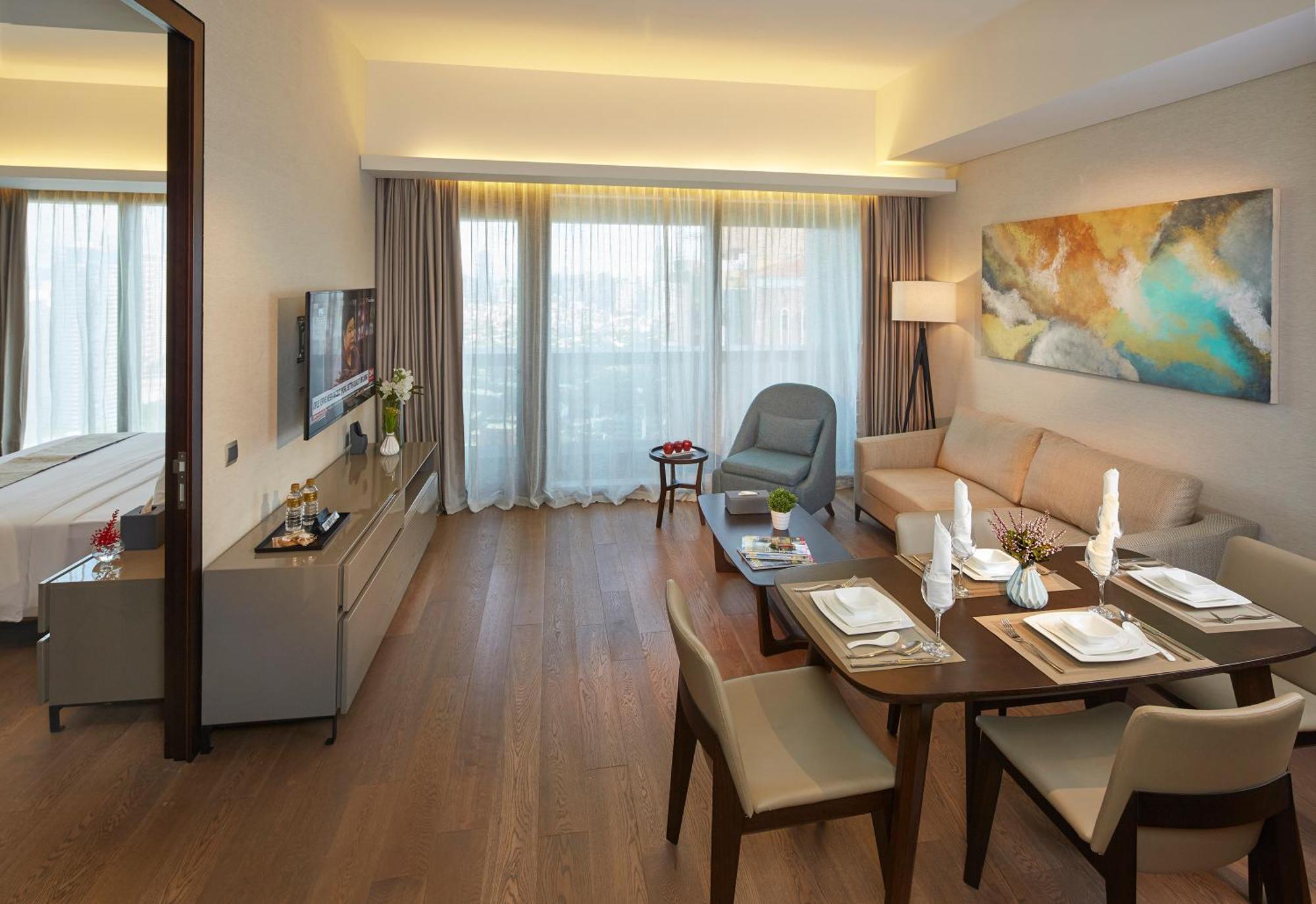 ไอ แอม โฮเทล Hotel Makati City ห้อง รูปภาพ A suite at the hotel